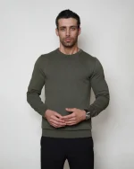 پلیور یقه گرد مردانه کد 011 - تصویر 23