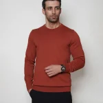 پلیور یقه گرد مردانه کد 011