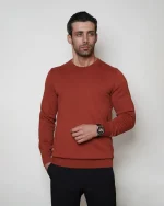 پلیور یقه گرد مردانه کد 011