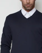 پلیور یقه هفت مردانه کد 021 - تصویر 7