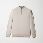 پلیور نیم زیپ یقه ایستاده مردانه کد 040 - تصویر 12