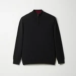 پلیور نیم زیپ یقه ایستاده مردانه کد 040 - تصویر 11