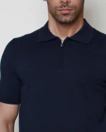 پلیور بافت نیم زیپ یقه برگرد مردانه کد 042 - تصویر 8