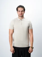 پلیور بافت نیم زیپ یقه برگرد مردانه کد 042 - تصویر 5