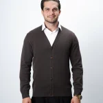 ژاکت دکمه دار یقه هفت مردانه کد 050