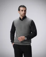 ژیله بافت یقه هفت مردانه کد 090 - تصویر 16