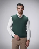 ژیله بافت یقه هفت مردانه کد 090 - تصویر 15