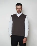 ژیله بافت یقه هفت مردانه کد 090 - تصویر 9