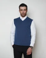 ژیله بافت یقه هفت مردانه کد 090 - تصویر 7