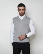 ژیله بافت یقه هفت مردانه کد 090 - تصویر 4