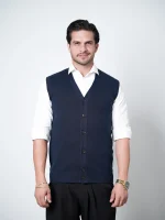 ژیله تمام دکمه یقه هفت مردانه کد 091 - تصویر 13