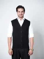 ژیله تمام دکمه یقه هفت مردانه کد 091 - تصویر 12