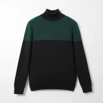 پلیور بافت یقه اسکی مردانه کد 249