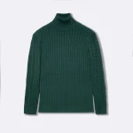 پلیور بافت یقه اسکی مردانه کد 347