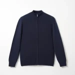 ژاکت زیپی یقه ایستاده مردانه کد 382