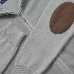 ژاکت بافت زیپی یقه ایستاده مردانه کد 383 - تصویر 8