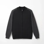 ژاکت زیپی یقه ایستاده مردانه کد 387