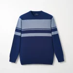 پلیور یقه گرد مردانه کد 389 - تصویر 4