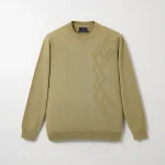 پلیور بافت یقه گرد مردانه کد 400