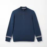 پلیور نیم زیپ یقه ایستاده مردانه کد 401