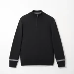 پلیور نیم زیپ یقه ایستاده مردانه کد 401 - تصویر 5