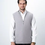 ژیله بافت یقه ایستاده مردانه کد 408