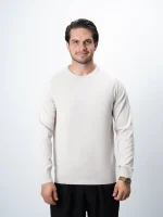 پلیور بافت یقه گرد مردانه کد 423 - تصویر 3