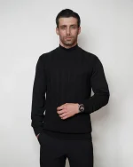 پلیور بافت یقه پنج سانت مردانه کد 447