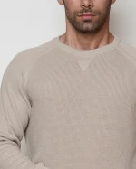 پلیور بافت یقه گرد مردانه کد 455 - تصویر 4