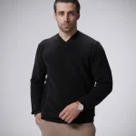 پلیور بافت یقه هفت مردانه کد 456