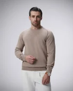 پلیور بافت یقه گرد مردانه کد 457 - تصویر 4