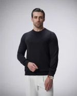 پلیور بافت یقه گرد مردانه کد 457 - تصویر 2