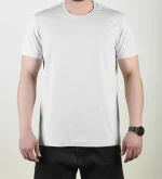 تیشرت آستین کوتاه یقه گرد مردانه کد 011 - تصویر 4