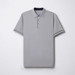 پلوشرت یقه برگرد لاسکنه دار مردانه کد 135 - تصویر 6