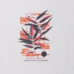 تیشرت آستین کوتاه یقه گرد طرح برگ مردانه کد 140 - تصویر 3