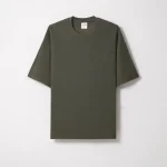 تیشرت آستین کوتاه یقه گرد حصیری مردانه کد 143